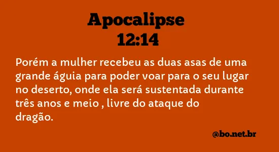 Apocalipse 12:14 NTLH