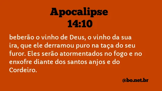 Apocalipse 14:10 NTLH