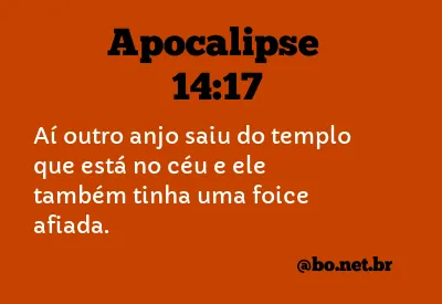 Apocalipse 14:17 NTLH