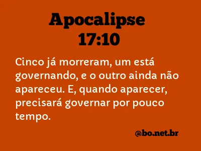 Apocalipse 17:10 NTLH