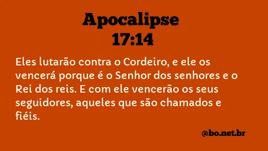 Apocalipse 17:14 NTLH