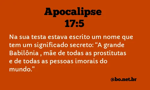 Apocalipse 17:5 NTLH