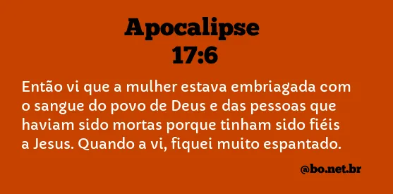 Apocalipse 17:6 NTLH