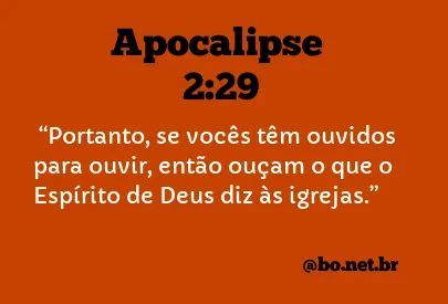 Apocalipse 2:29 NTLH