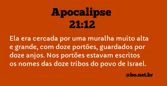Apocalipse 21:12 NTLH