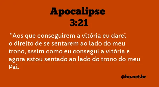 Apocalipse 3:21 NTLH