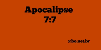 Apocalipse 7:7 NTLH