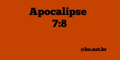 Apocalipse 7:8 NTLH