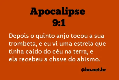 Apocalipse 9:1 NTLH