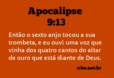 Apocalipse 9:13 NTLH