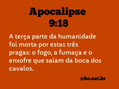 Apocalipse 9:18 NTLH