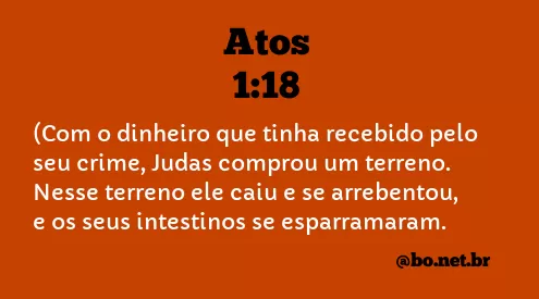 Atos 1:18 NTLH