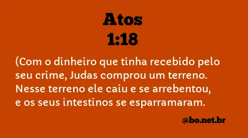 Atos 1:18 NTLH