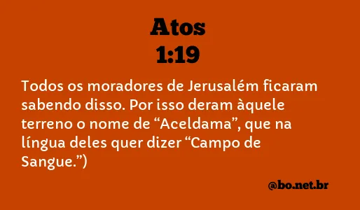 Atos 1:19 NTLH