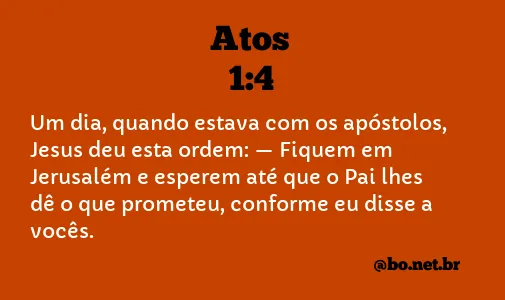 Atos 1:4 NTLH