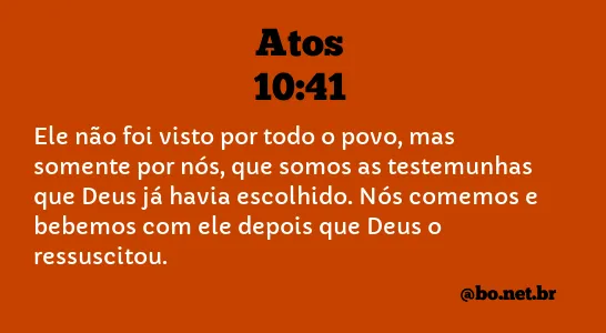 Atos 10:41 NTLH