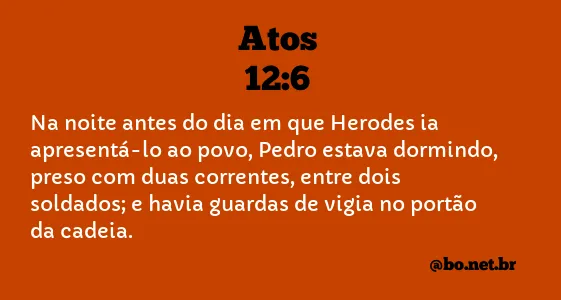 Atos 12:6 NTLH