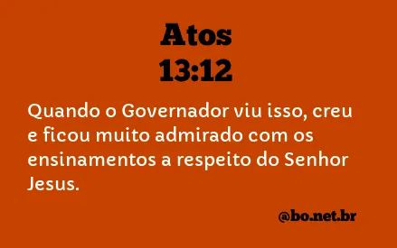 Atos 13:12 NTLH