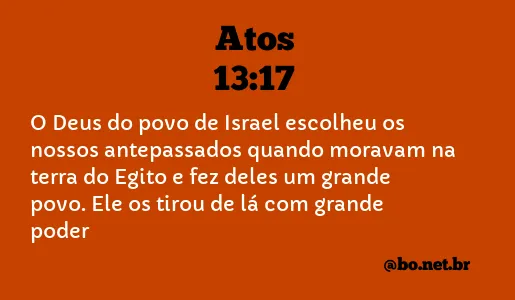 Atos 13:17 NTLH