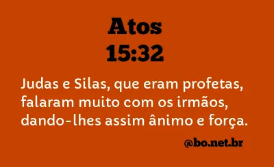 Atos 15:32 NTLH