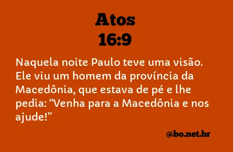 Atos 16:9 NTLH