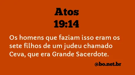 Atos 19:14 NTLH