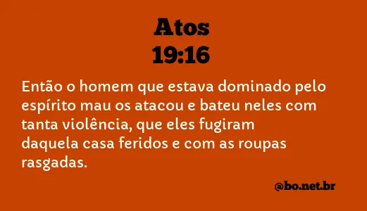 Atos 19:16 NTLH