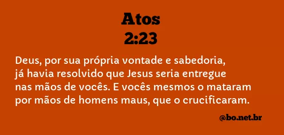 Atos 2:23 NTLH