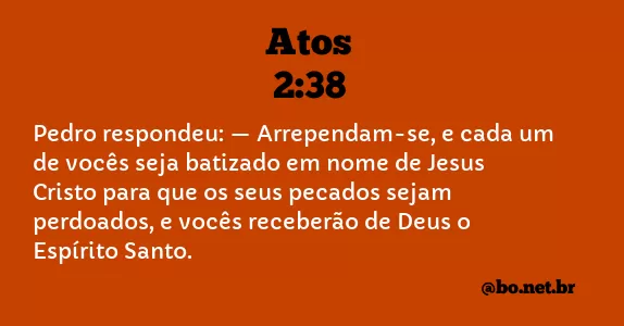 Atos 2:38 NTLH