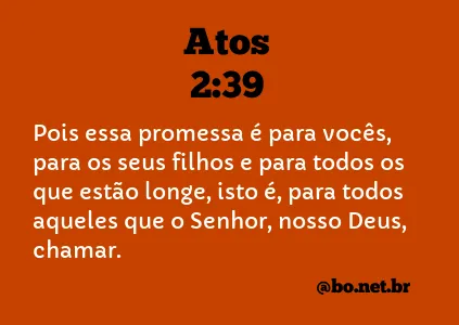 Atos 2:39 NTLH