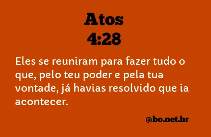 Atos 4:28 NTLH