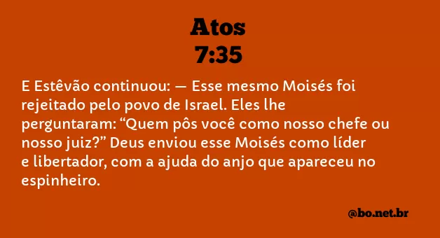 Atos 7:35 NTLH