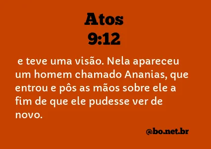 Atos 9:12 NTLH