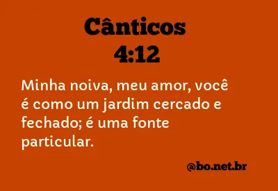 Cânticos 4:12 NTLH