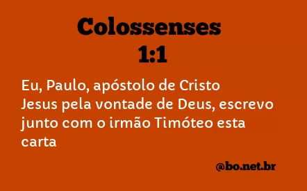Colossenses 1:1 NTLH
