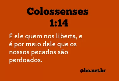 Colossenses 1:14 NTLH