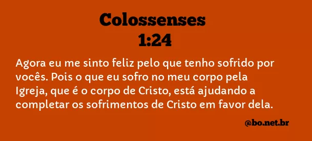 Colossenses 1:24 NTLH