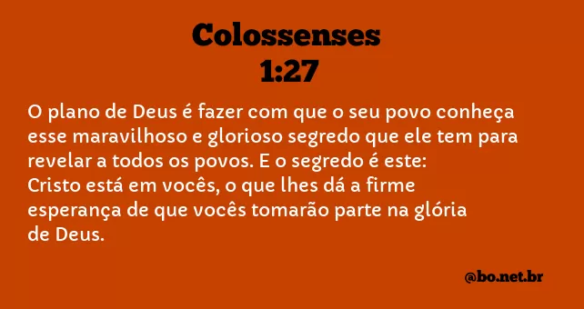 Colossenses 1:27 NTLH