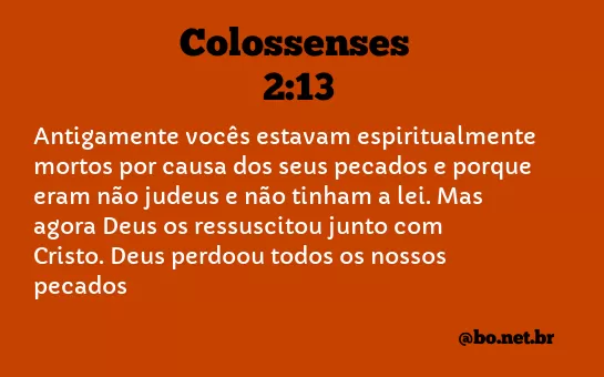 Colossenses 2:13 NTLH