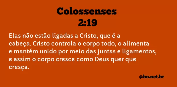 Colossenses 2:19 NTLH