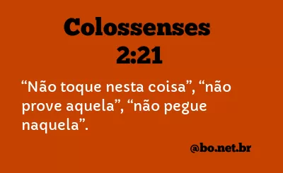 Colossenses 2:21 NTLH
