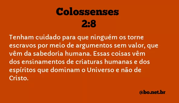 Colossenses 2:8 NTLH