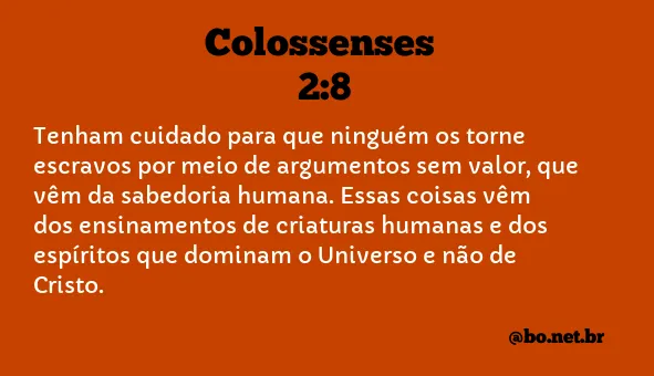 Colossenses 2:8 NTLH