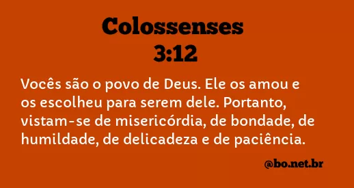 Colossenses 3:12 NTLH