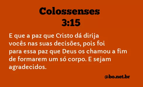 Colossenses 3:15 NTLH