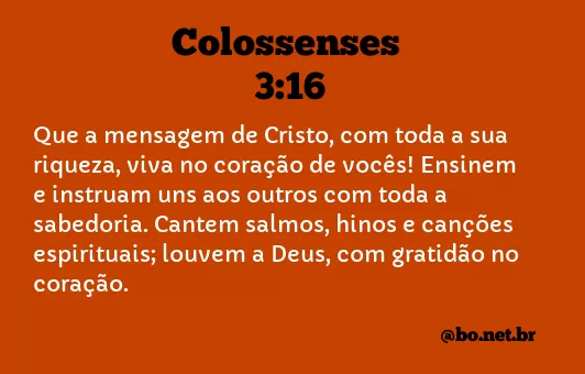Colossenses 3:16 NTLH