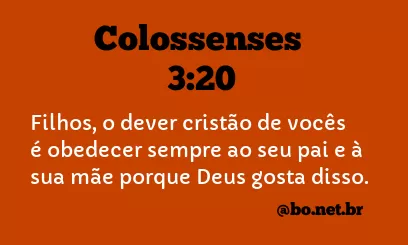 Colossenses 3:20 NTLH