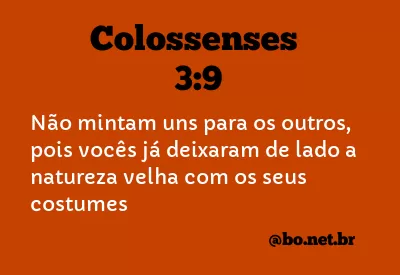 Colossenses 3:9 NTLH