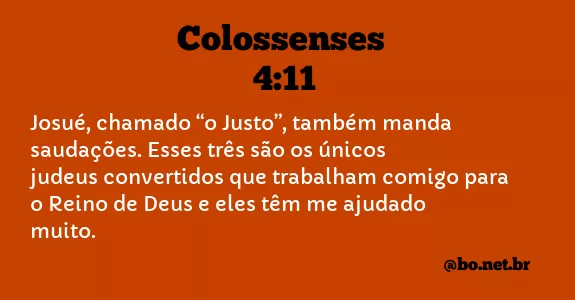 Colossenses 4:11 NTLH