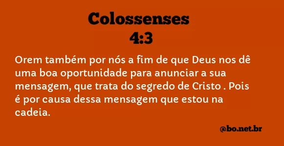 Colossenses 4:3 NTLH